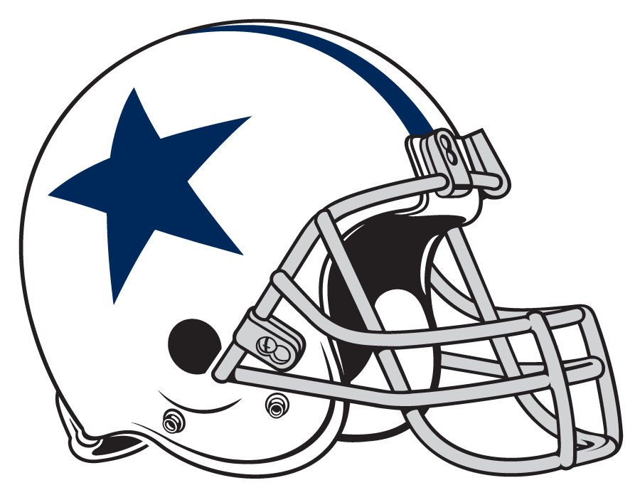 Dallas Cowboys 1960-1963 Helmet Logo iron on paper